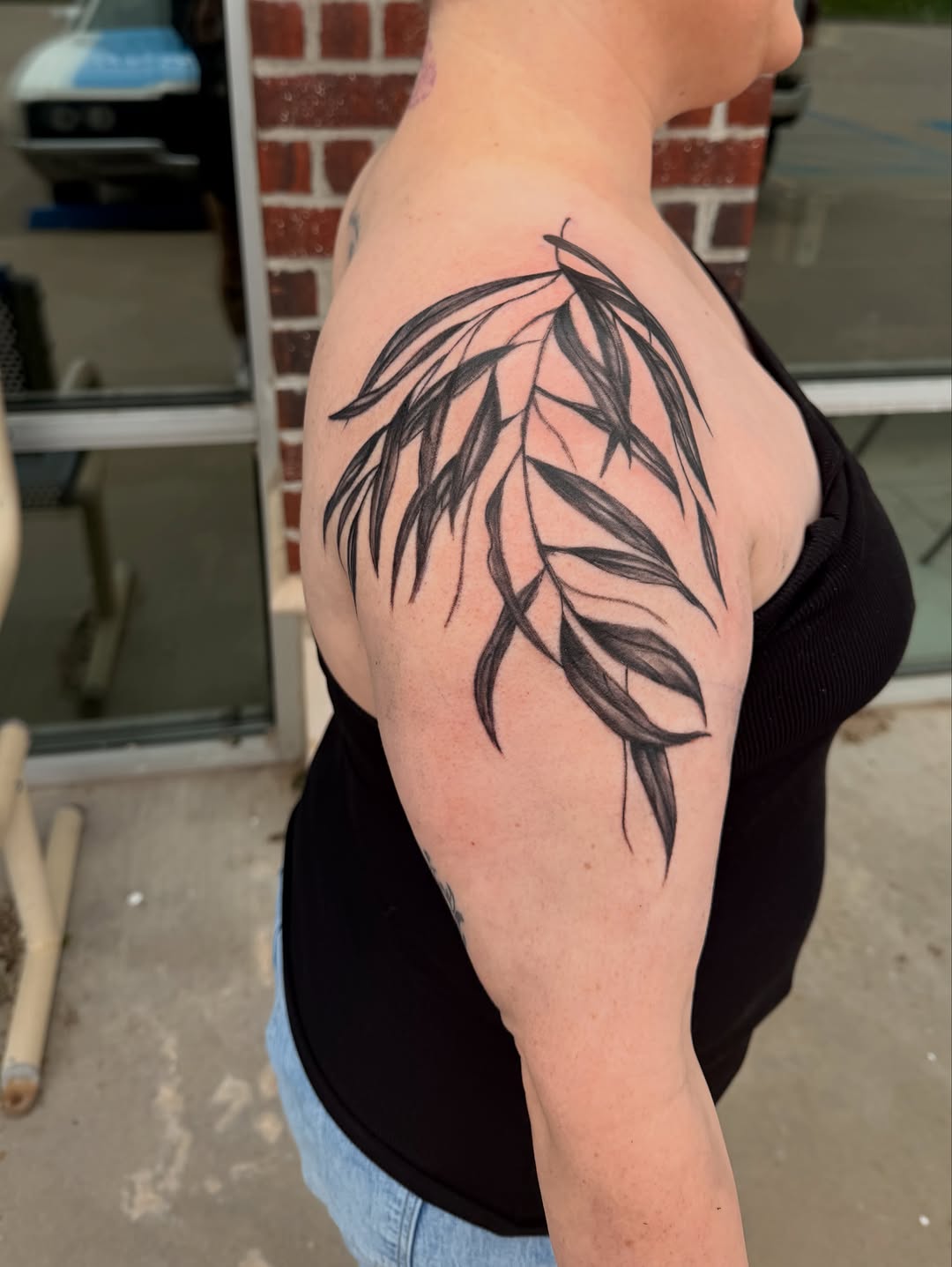 Tattoo by @lexiodam_tattoos — illustrative, black_and_grey