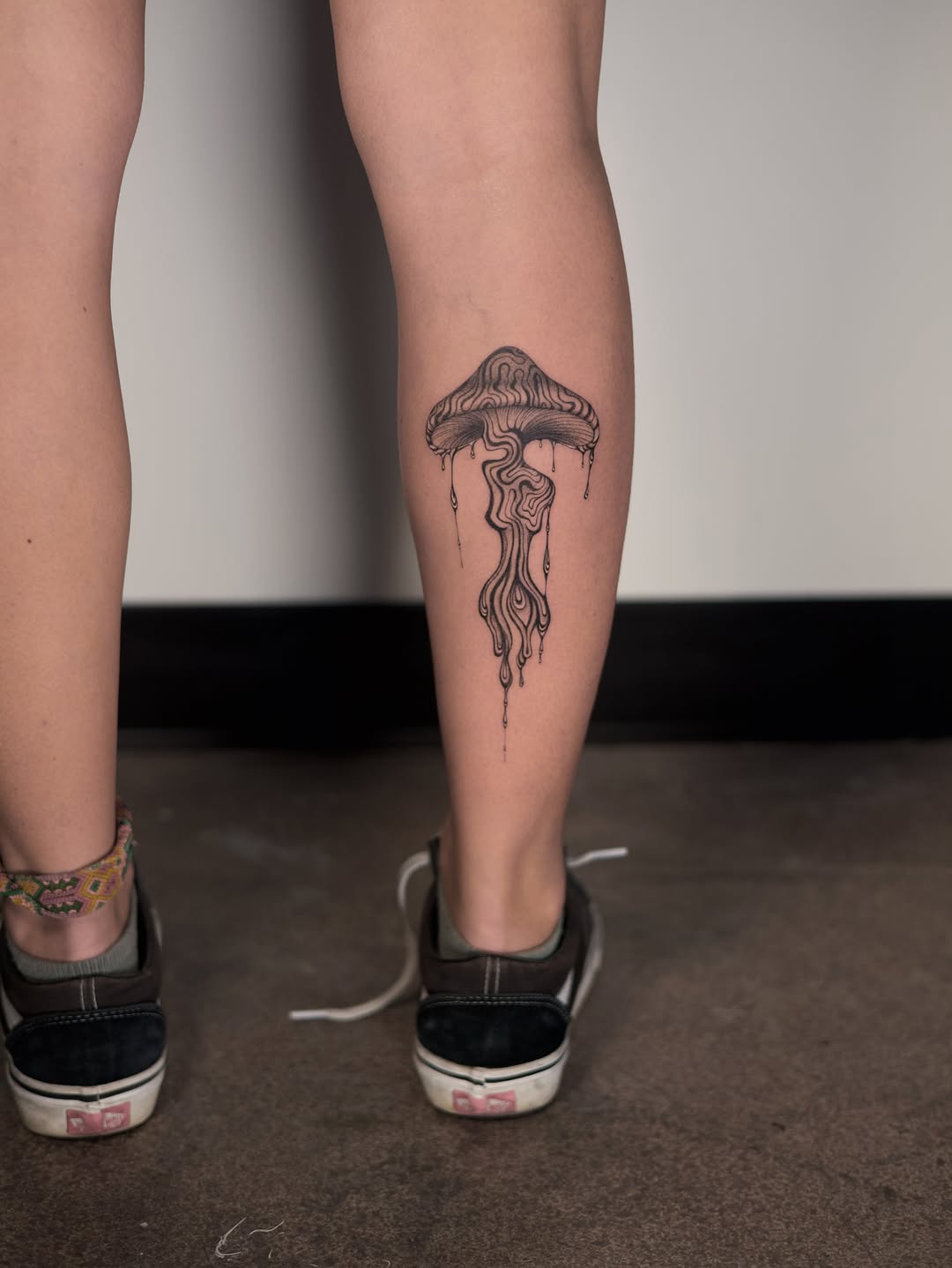 Tattoo by @mandylynjaye.tattoo — illustrative, black_and_grey
