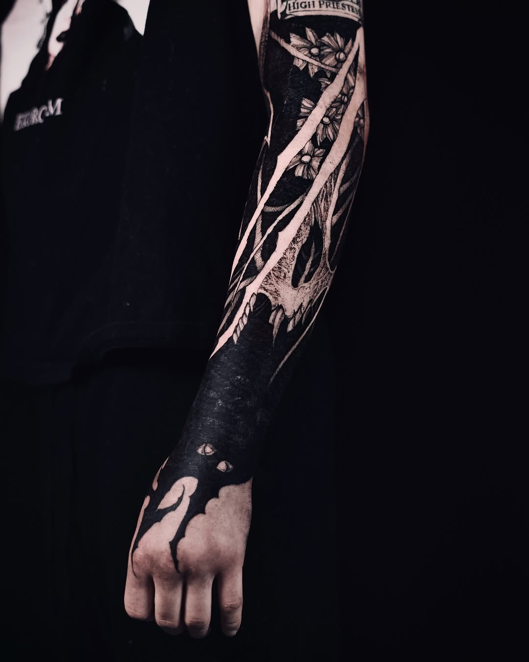 Tattoo by @sflpczk — blackwork, dark_realism
