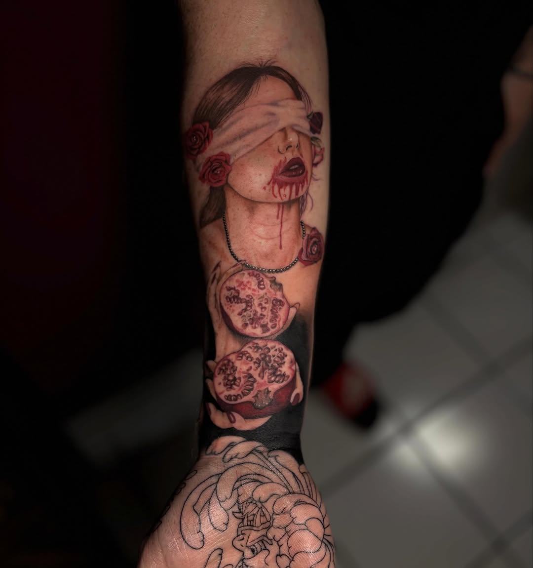 Tattoo by @dandelion.roses โ realism, dark_realism