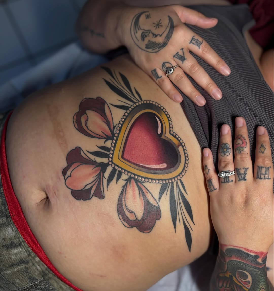 Tattoo by @dandelion.roses โ neo_traditional, realism