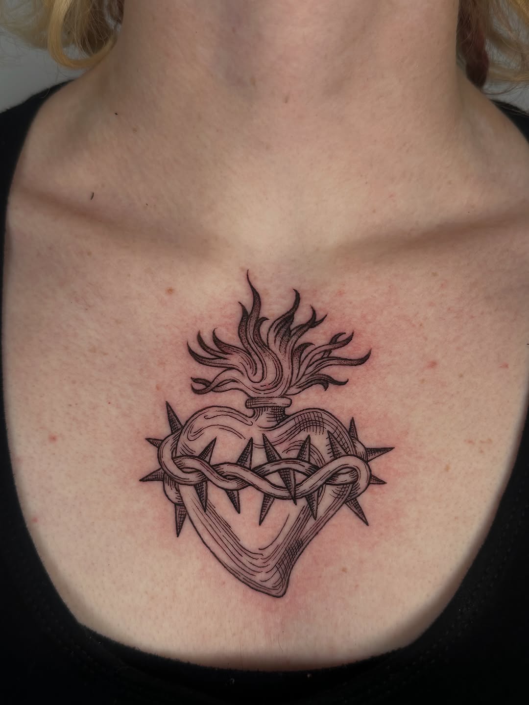 Tattoo by @sechisaiasz — illustrative, black_and_grey