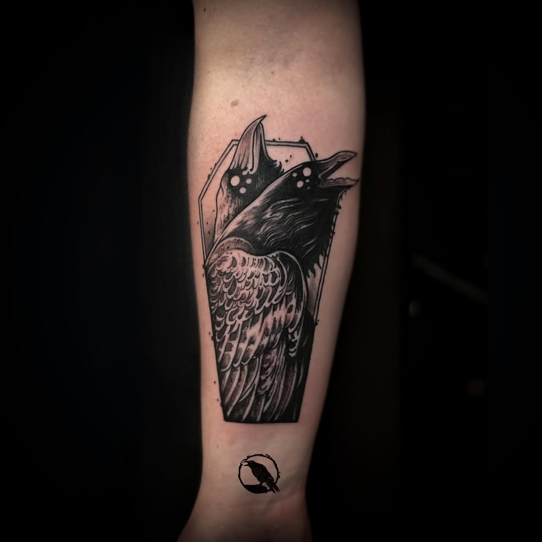 Tattoo by @rigershstrange β blackwork, illustrative