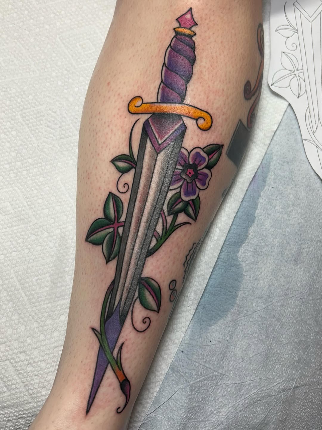 Tattoo by @missfinetattoo — american_traditional, neo_traditional