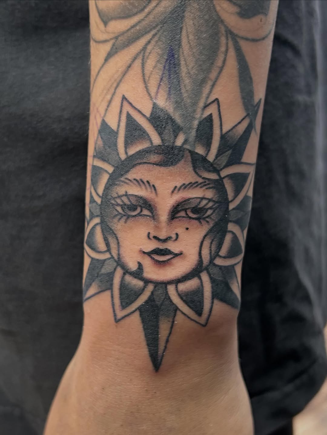 Tattoo by @paintingtattoos — american_traditional, illustrative