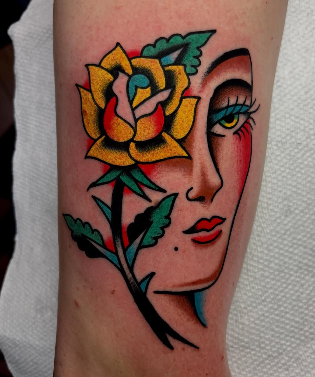 Tattoo by @bones_tattooer — american_traditional, neo_traditional