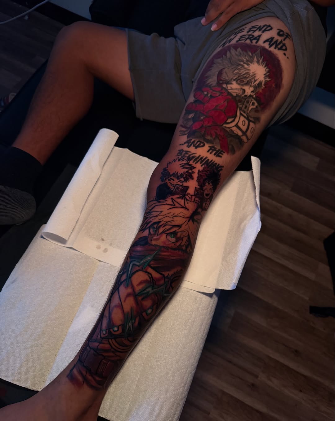 Tattoo by @misfitink — anime, trash_polka