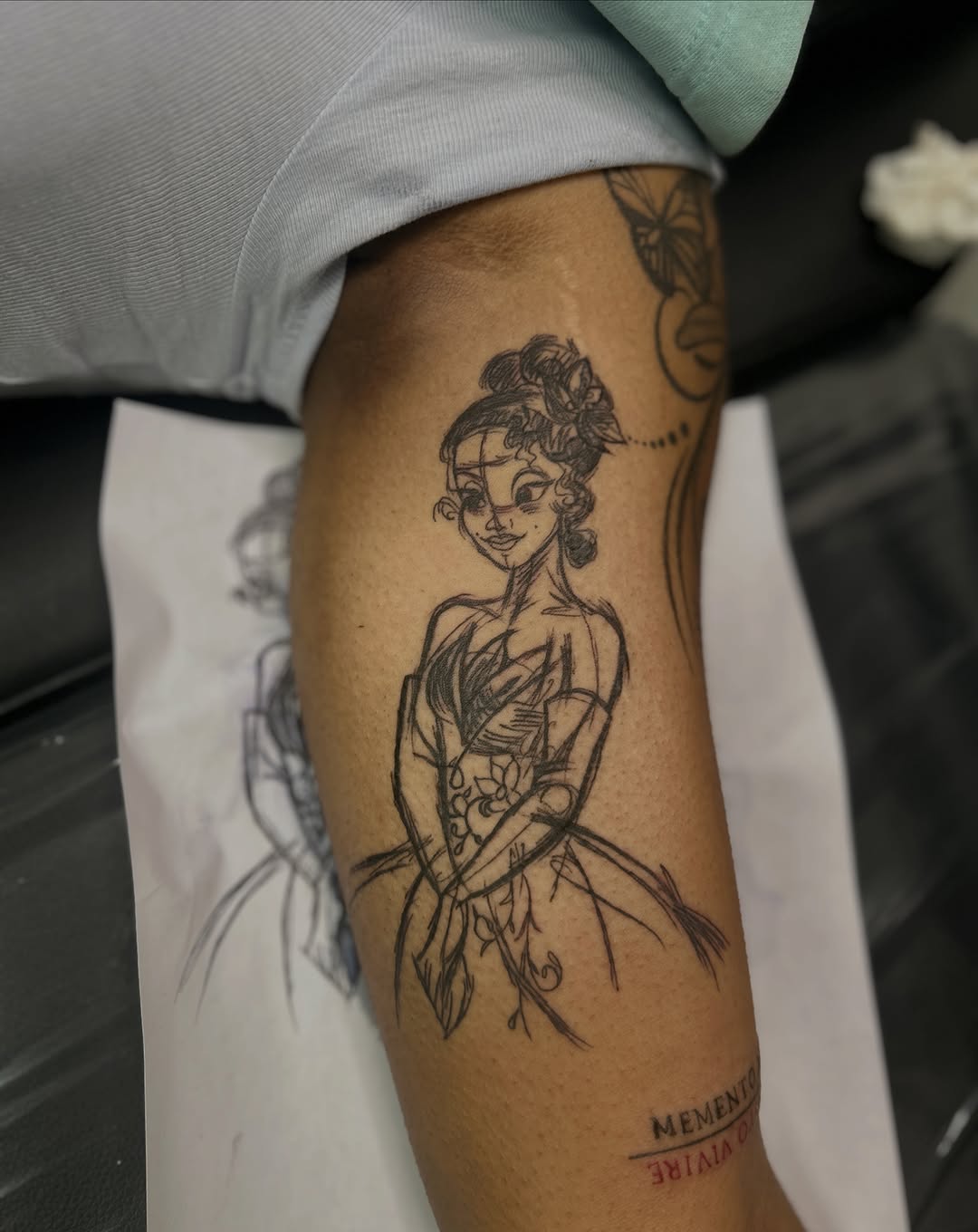 Tattoo by @misfitink — sketch