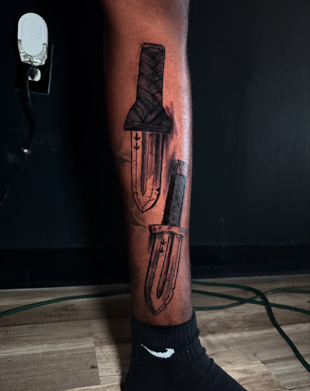 Tattoo by @misfitink — black_and_grey, illustrative