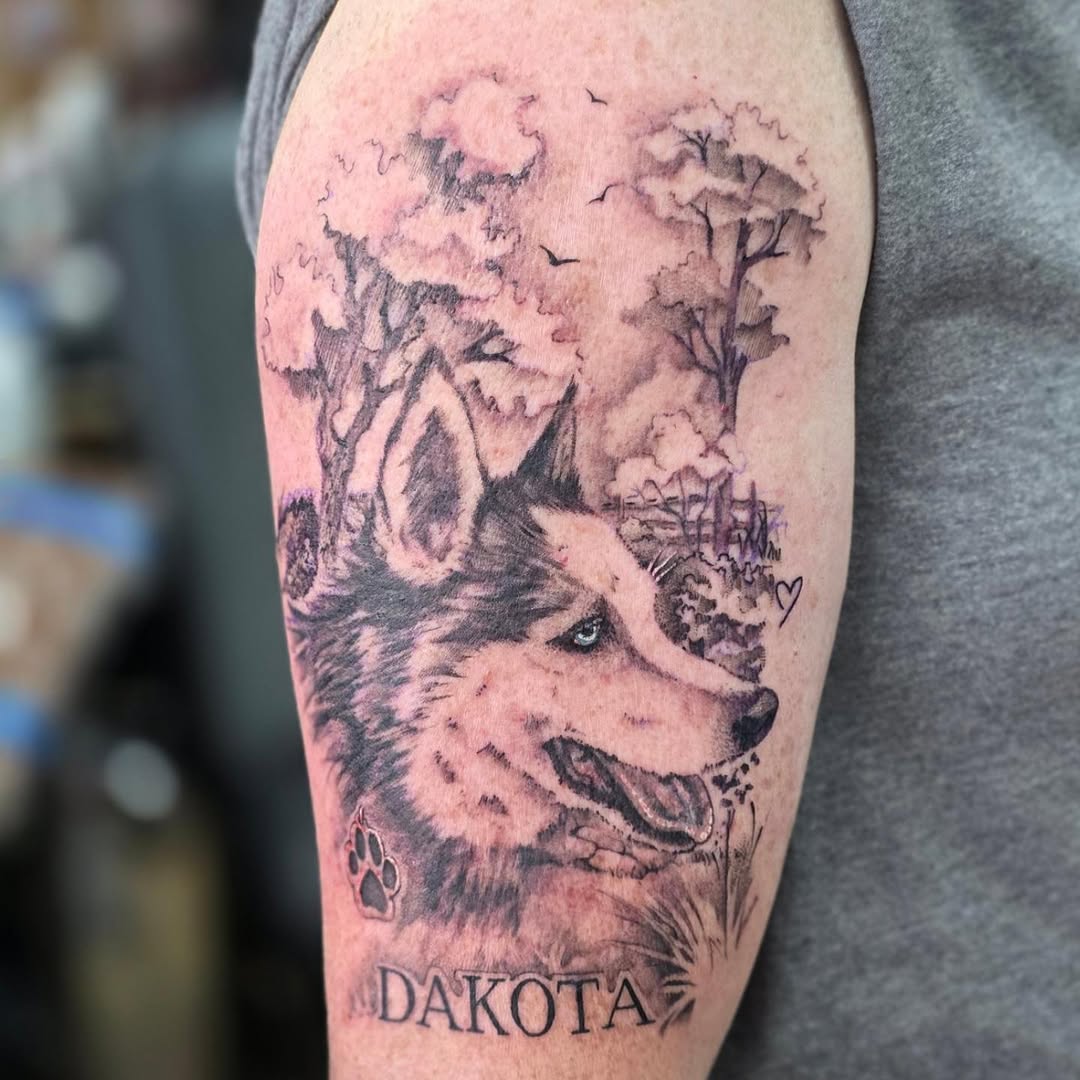 Tattoo by @lizzywiglz — realism, black_and_grey