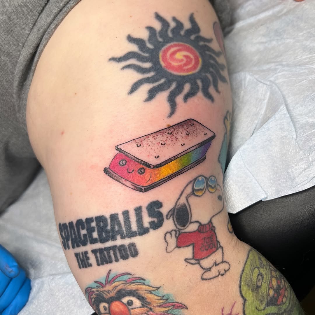 Tattoo by @alextattoosnc — illustrative, new_school