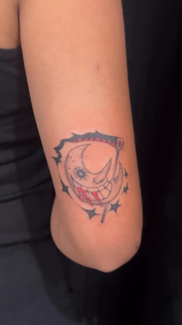 Tattoo by @dewduls โ illustrative, anime