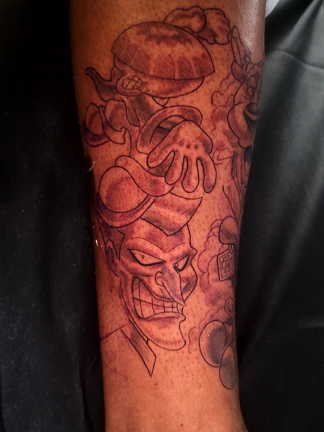 Tattoo by @flacomartinez13 — new_school, anime