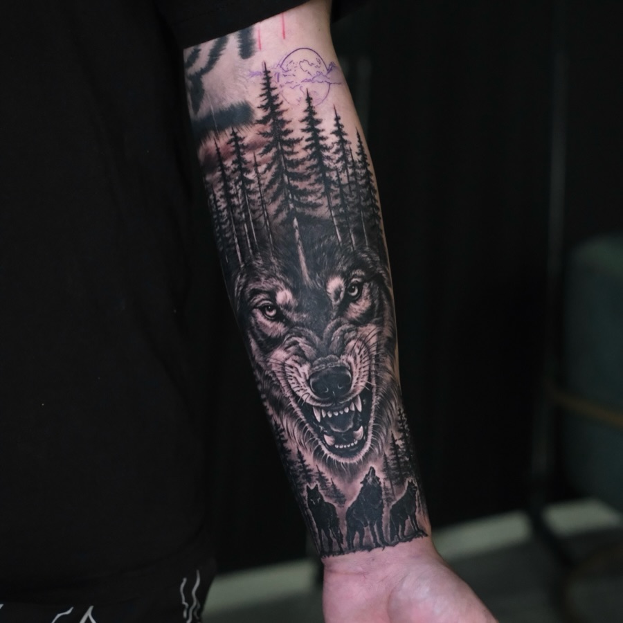 Tattoo by @mannytattooartist โ realism, black_and_grey