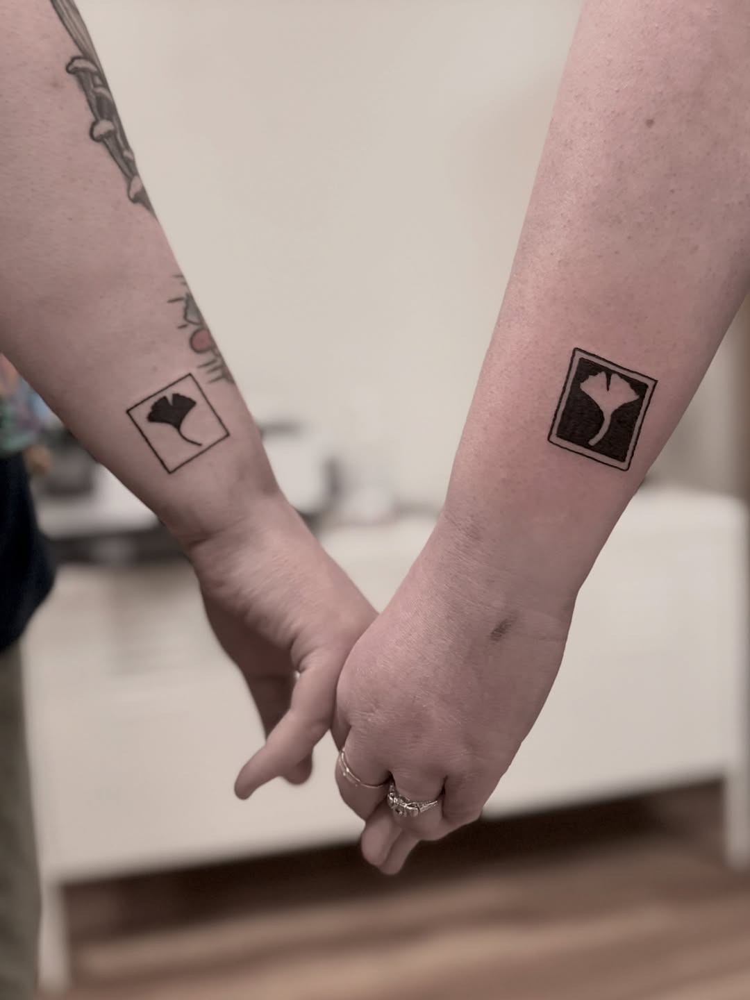 Tattoo by @hellridertattoo — minimalist, geometric
