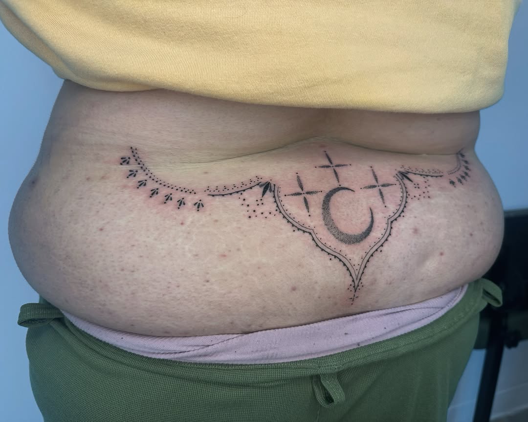 Tattoo by @valvntin — fine_line, dotwork