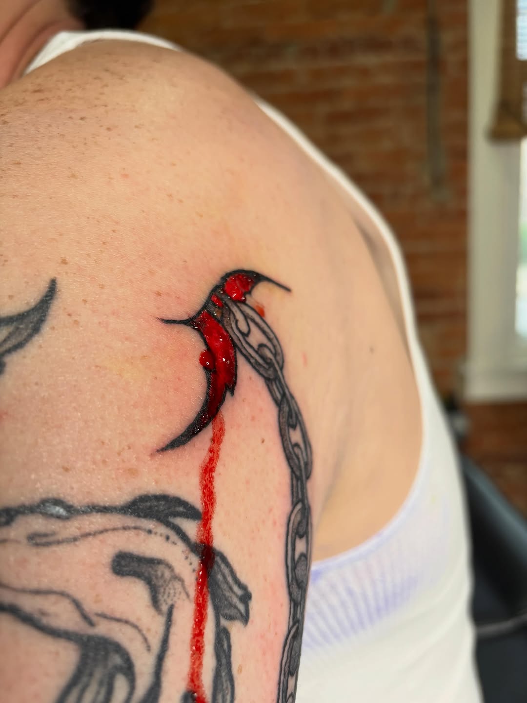 Tattoo by @hoppingfences โ trash_polka