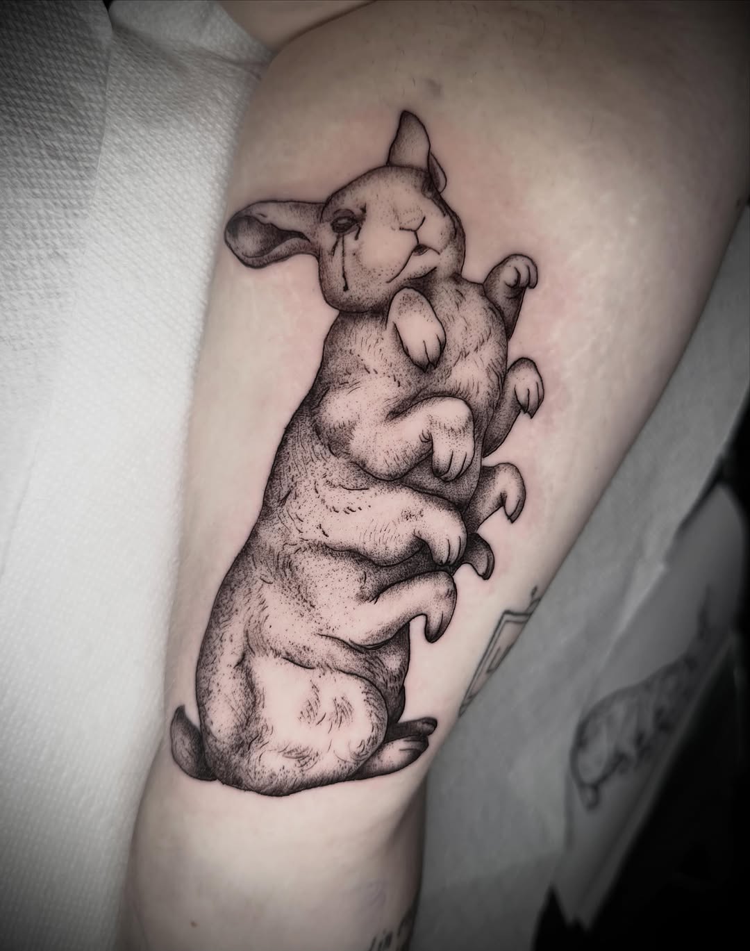 Tattoo by @spikes.and.daisies — black_and_grey, realism