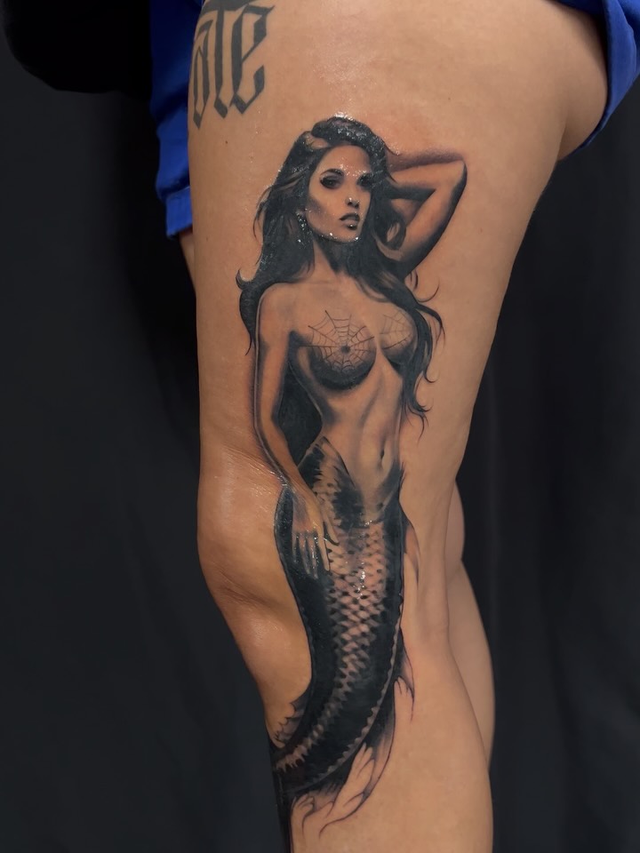 Tattoo by @guero_thomas — realism, black_and_grey