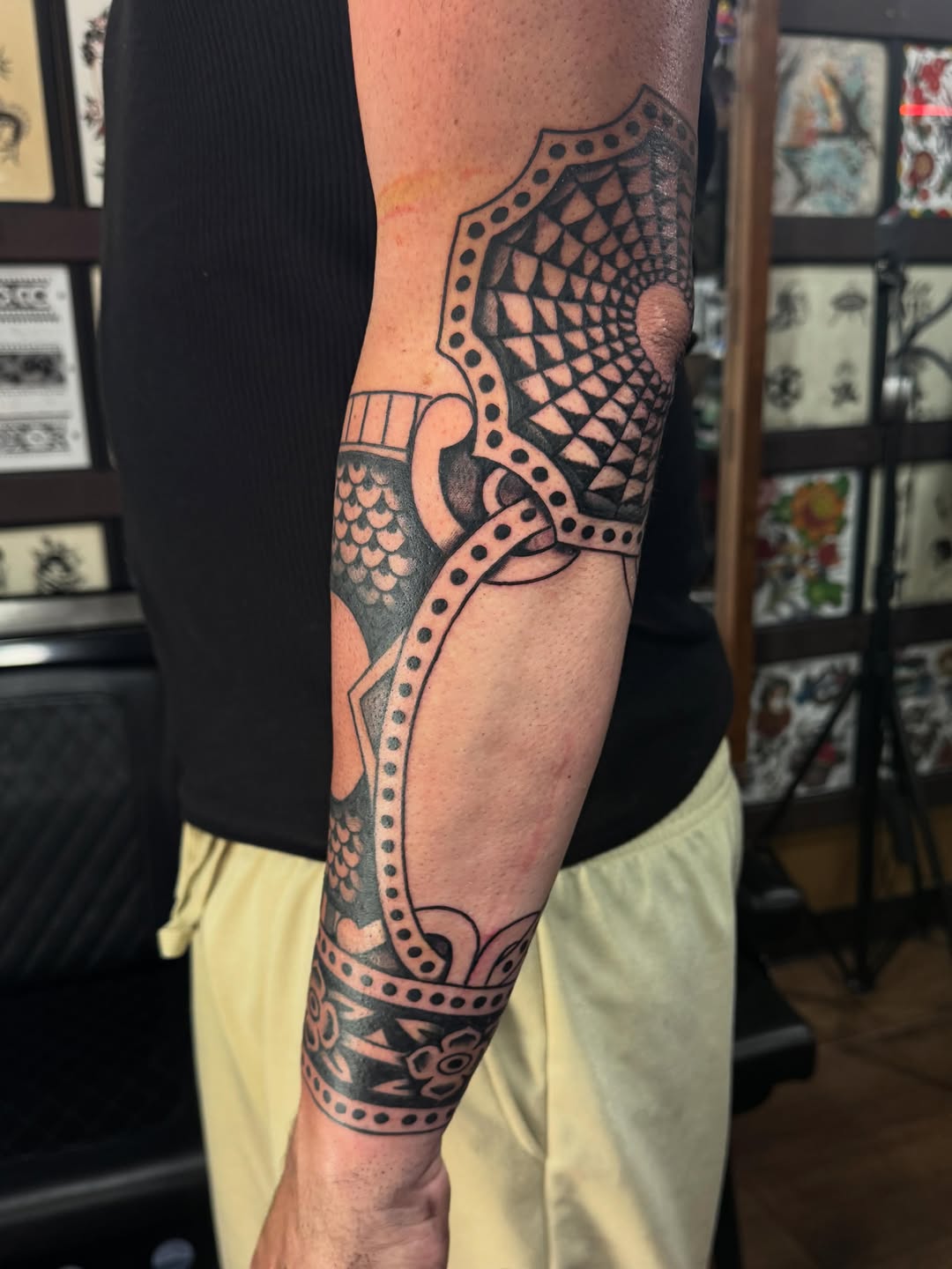 Tattoo by @ryanengels_tattoo — geometric, blackwork