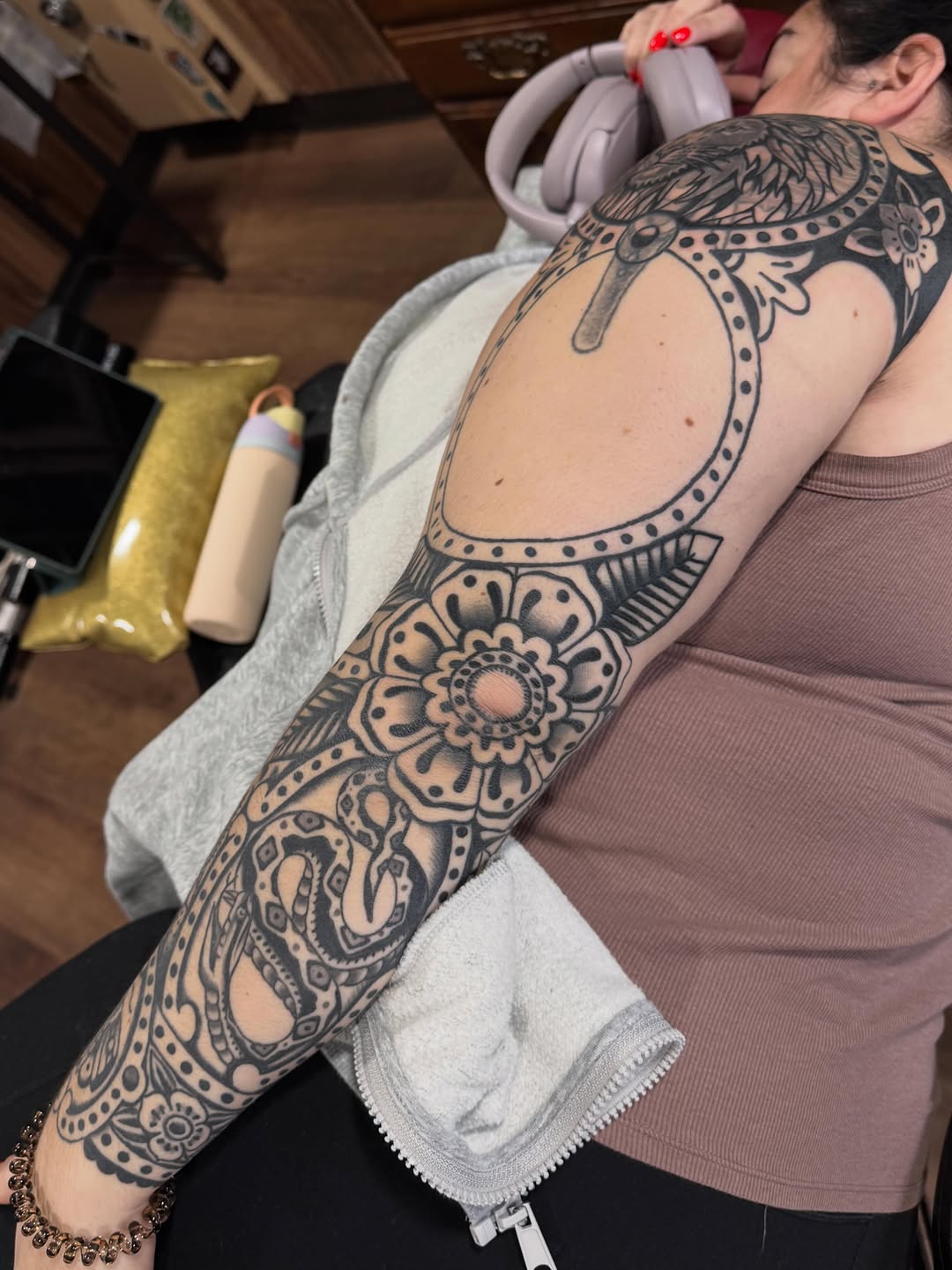 Tattoo by @ryanengels_tattoo — blackwork, ornamental