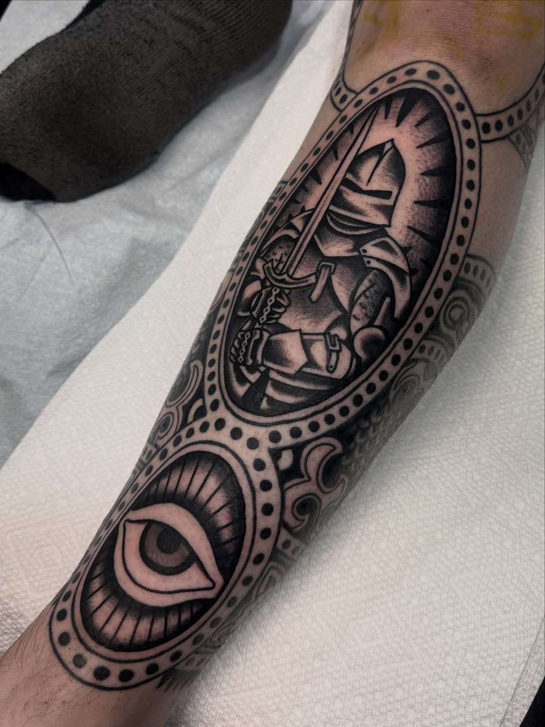 Tattoo by @ryanengels_tattoo — blackwork, illustrative