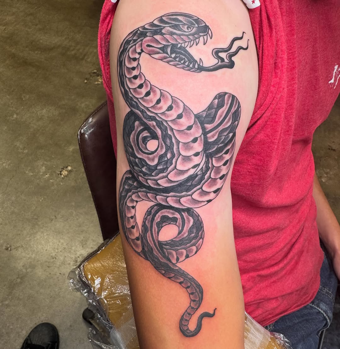 Tattoo by @bobbyjoeward — american_traditional, black_and_grey