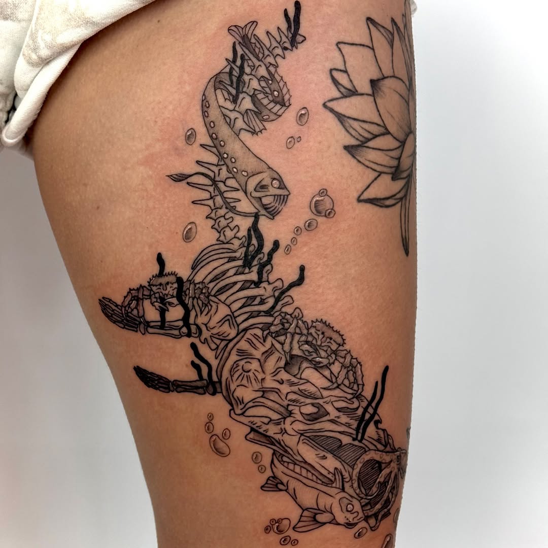 Tattoo by @mr.goodboy.ink โ black_and_grey, illustrative