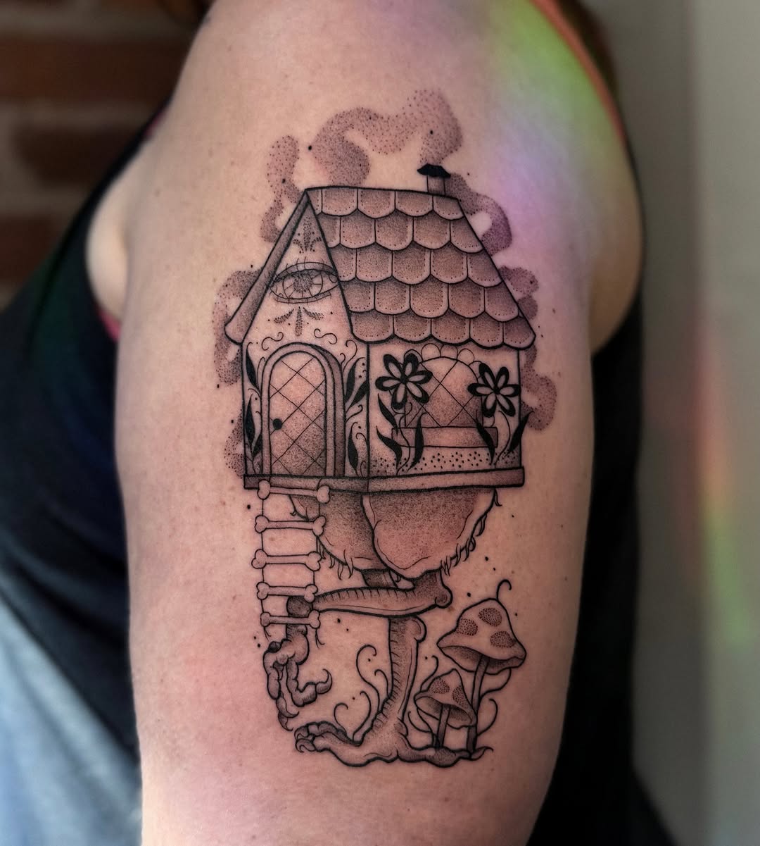Tattoo by @jessbloomtattoo — dotwork