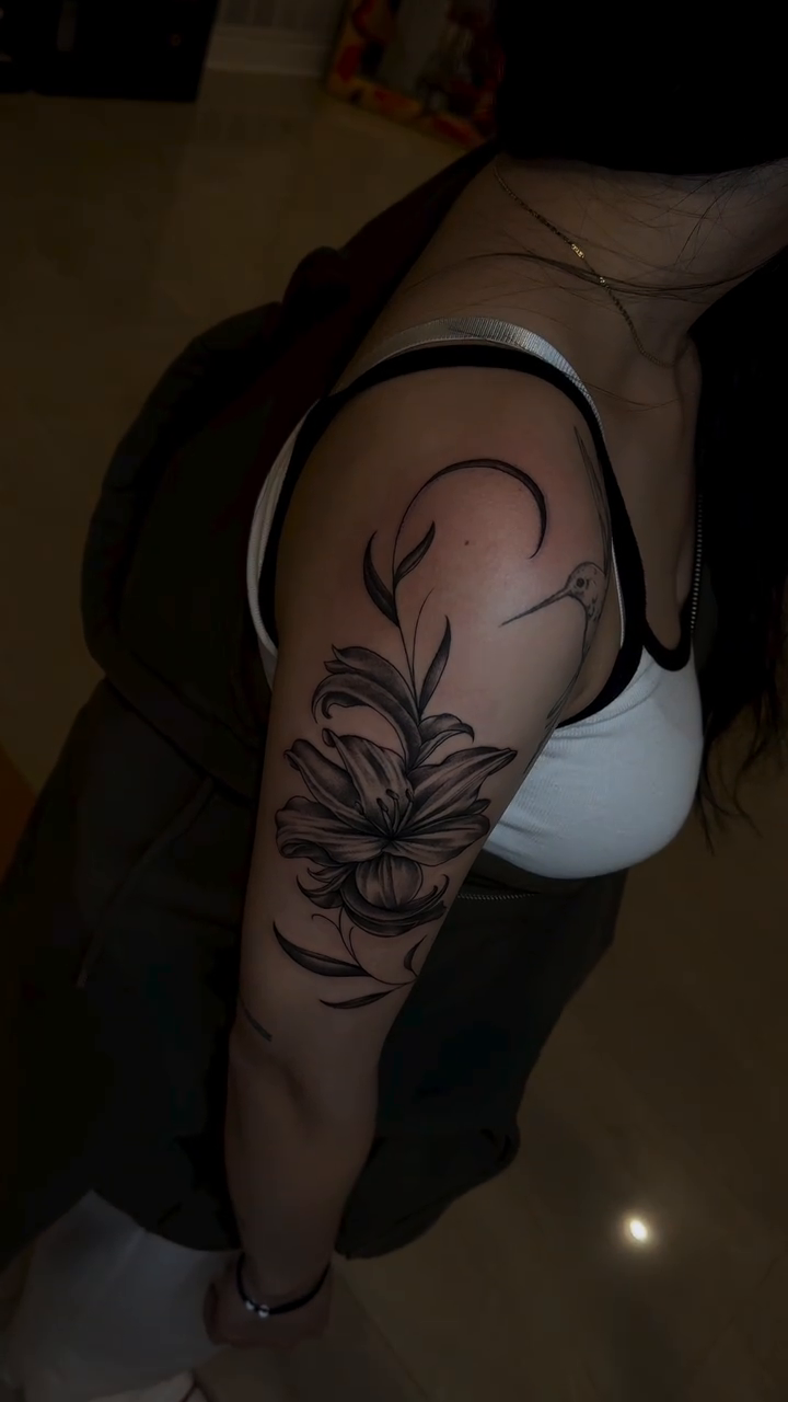 Tattoo by @roottats — fine_line, black_and_grey