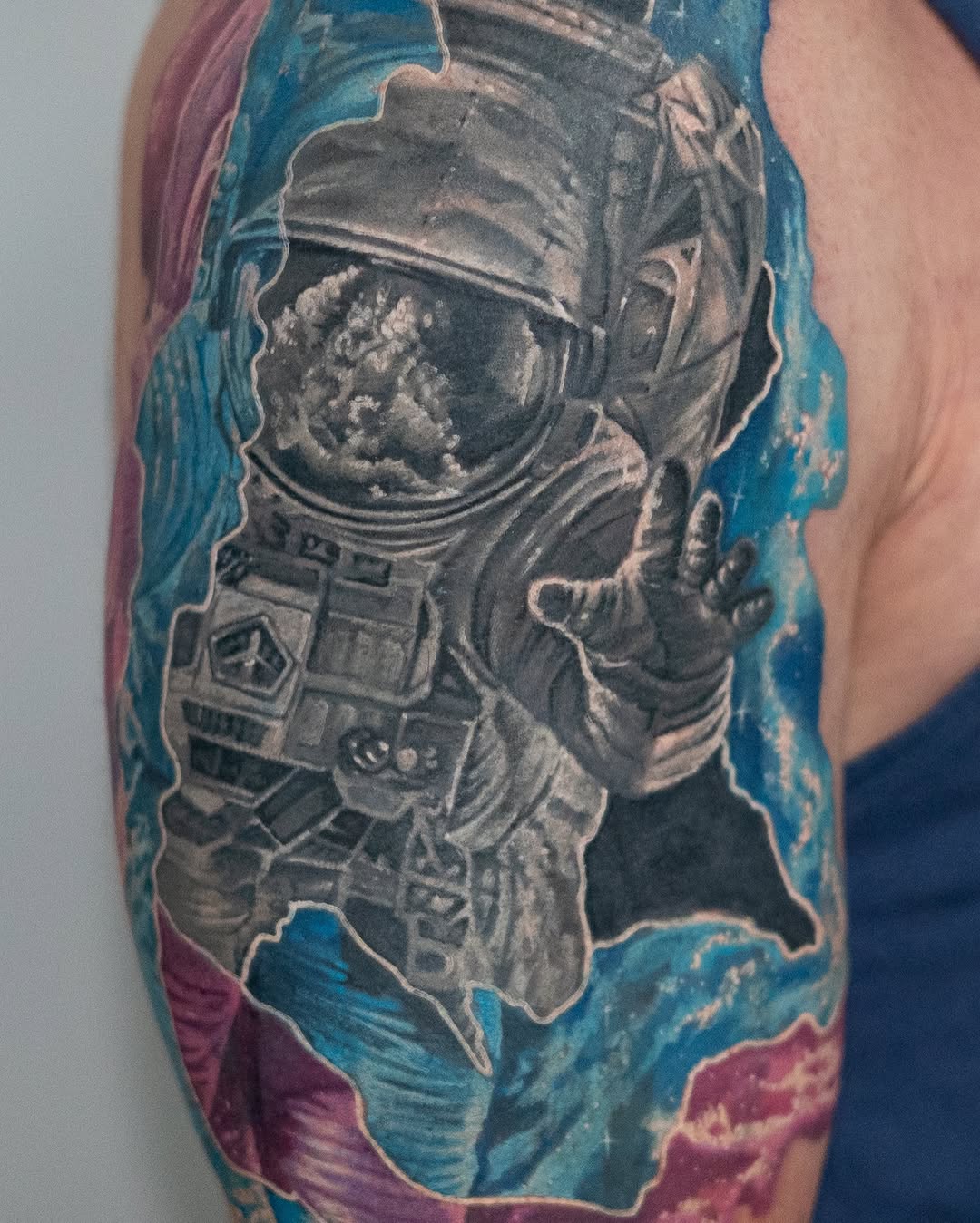 Tattoo by @mike.fd.tattoos — realism, black_and_grey