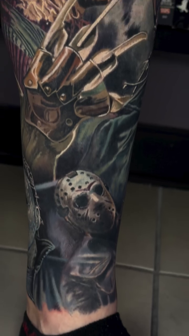 Tattoo by @stevepelkeytattoo — realism, dark_realism