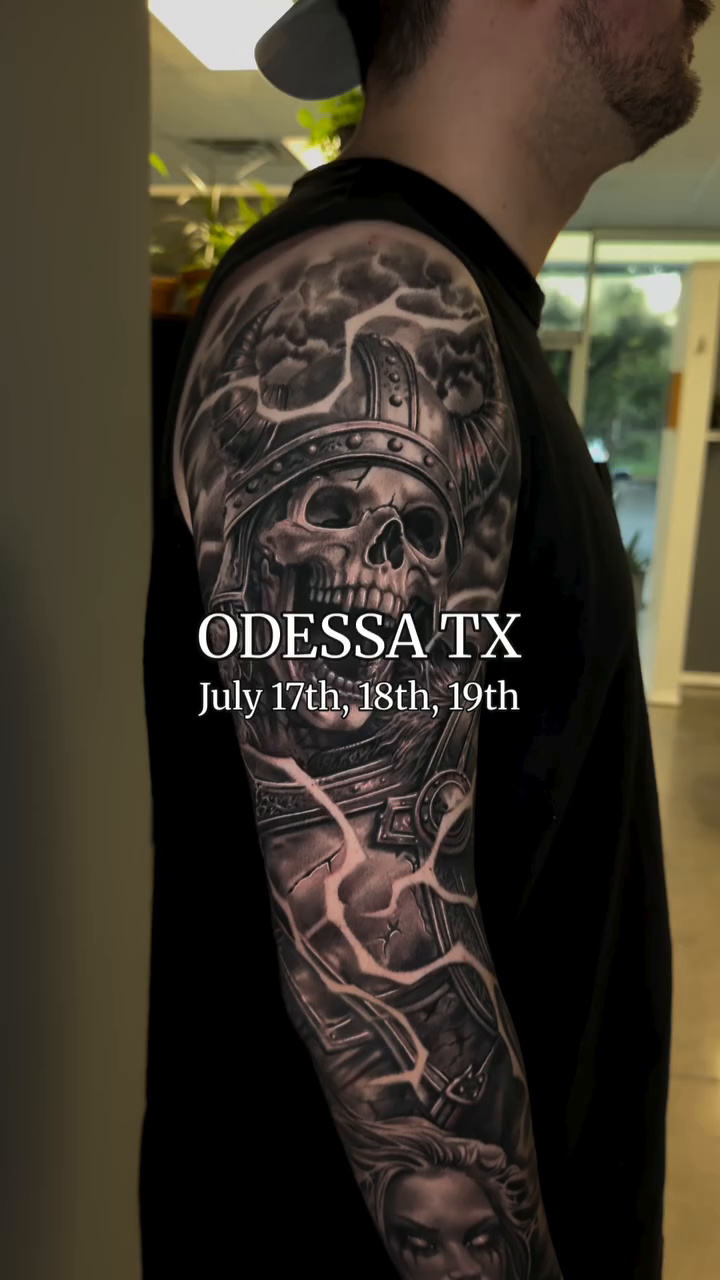 Tattoo by @dannydabstattoos — dark_realism, black_and_grey