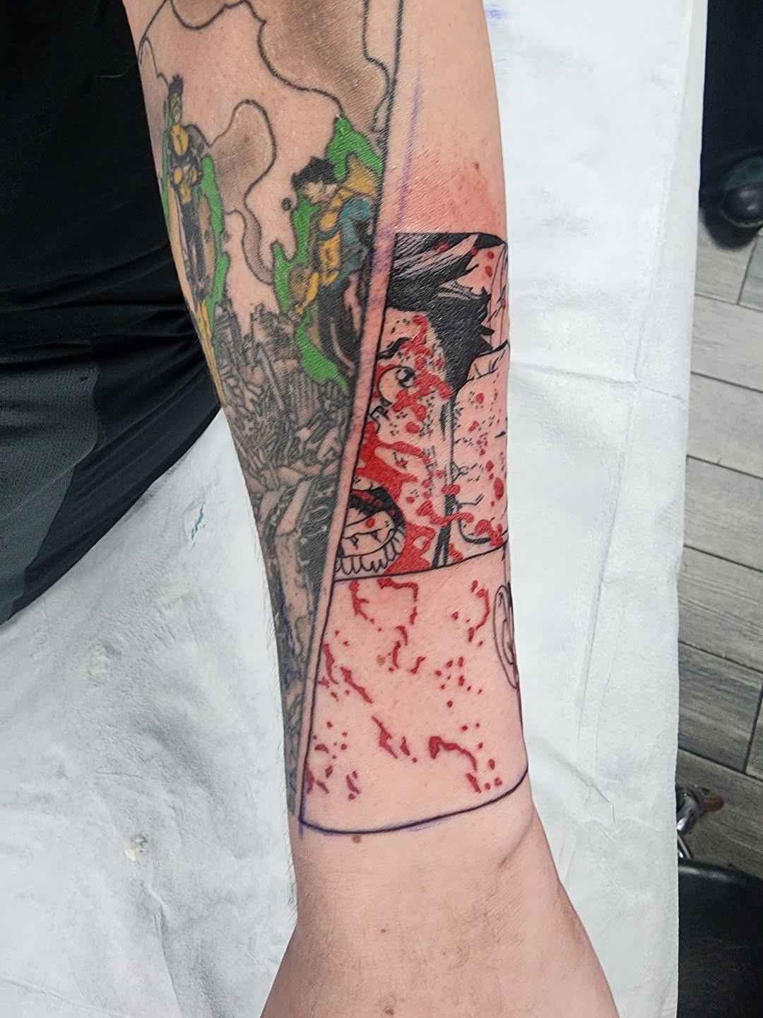 Tattoo by @milesdeoring — anime, trash_polka