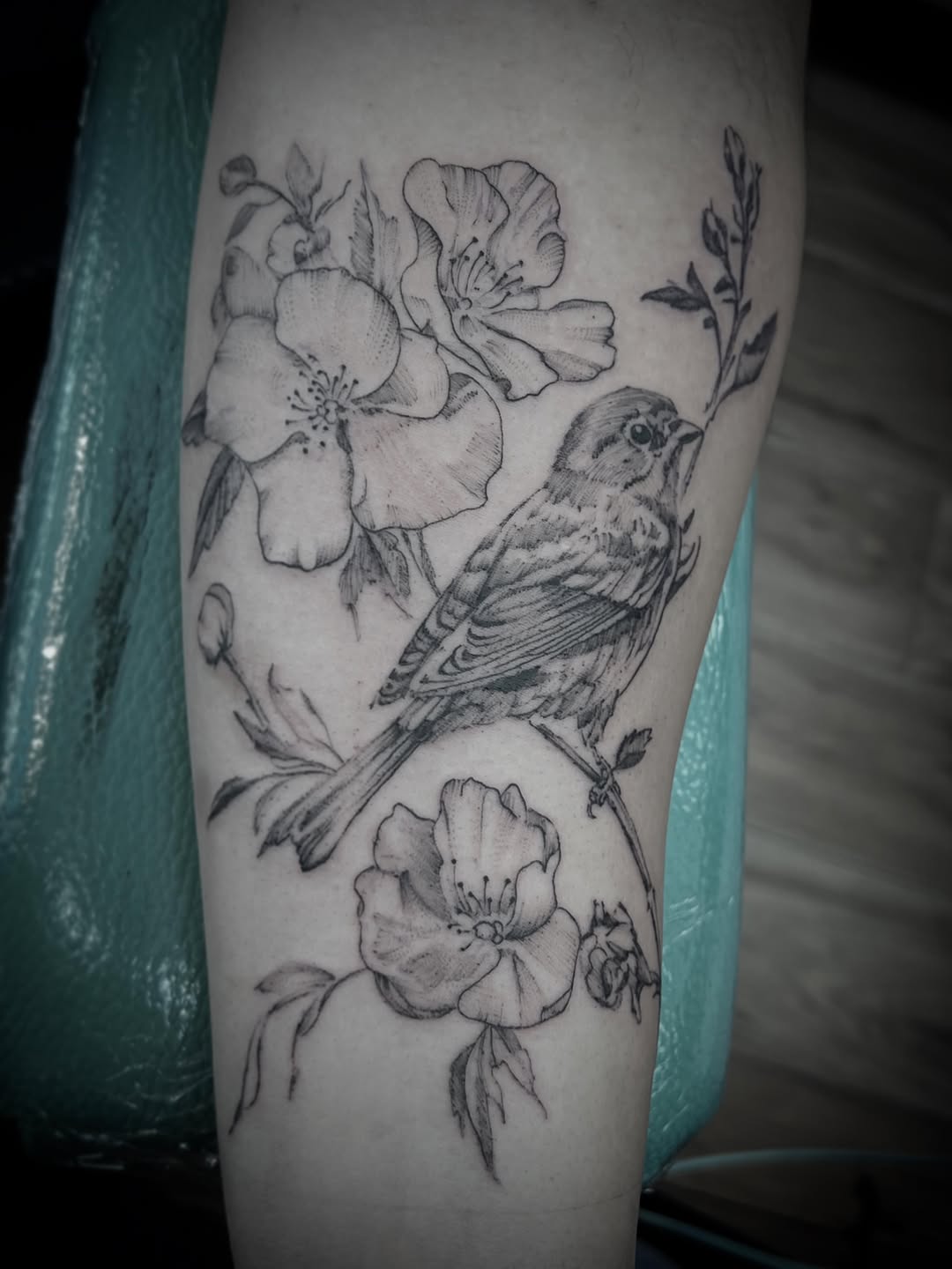 Tattoo by @mattbagodonuts — realism, black_and_grey