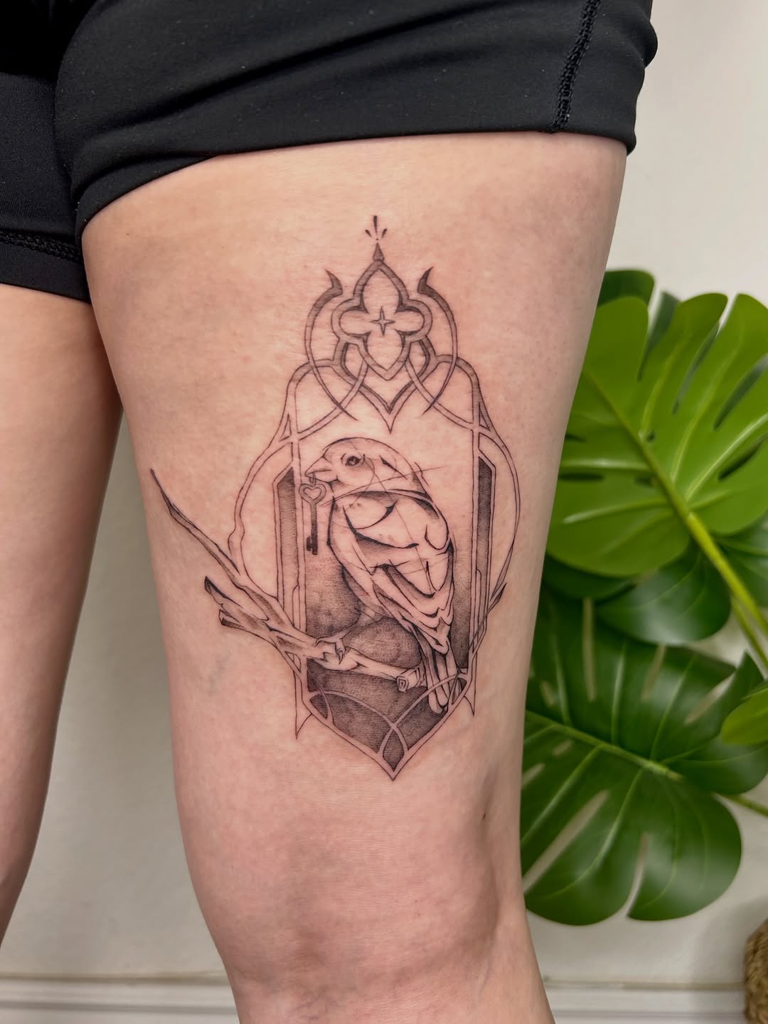 Tattoo by @xsinner___ — illustrative, black_and_grey