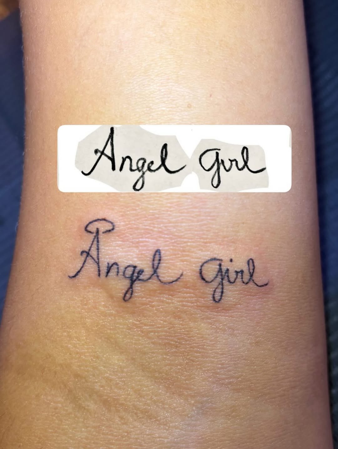 Tattoo by @61904tattoos β lettering_script, fine_line