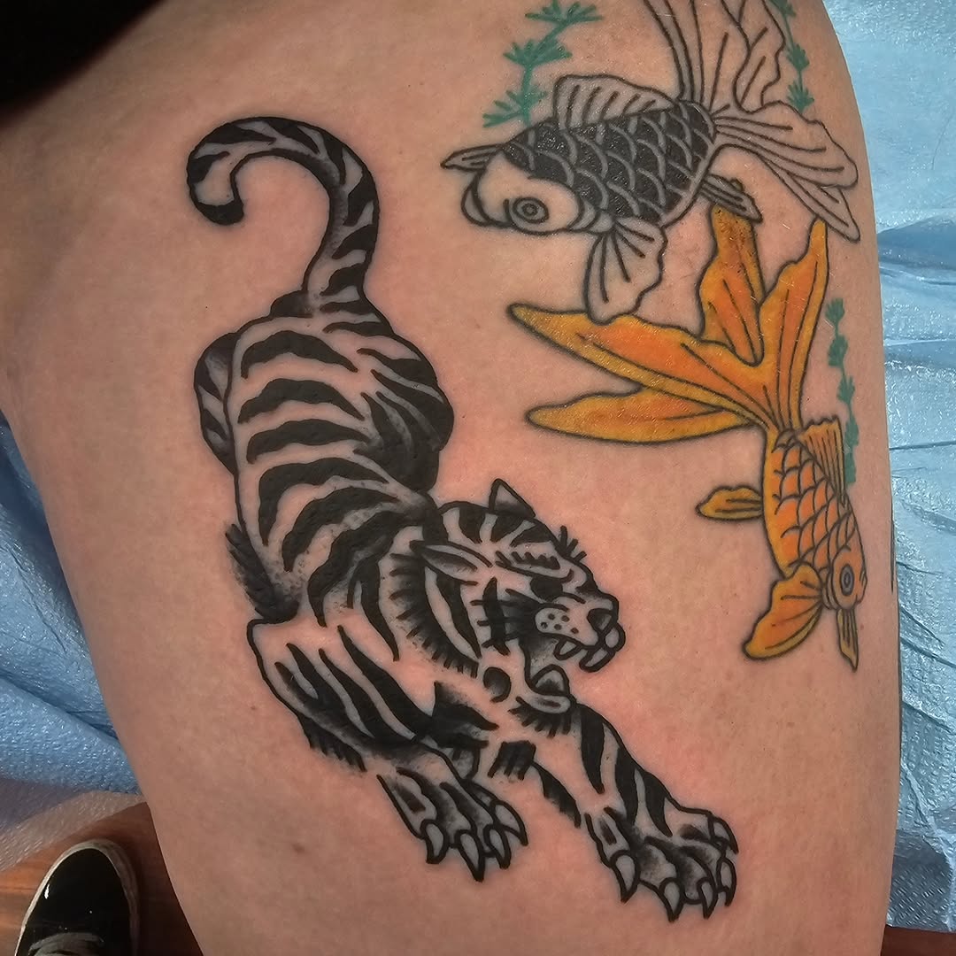 Tattoo by @evandobetattooin — american_traditional, black_and_grey