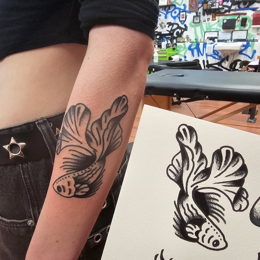 Tattoo by @evandobetattooin — american_traditional