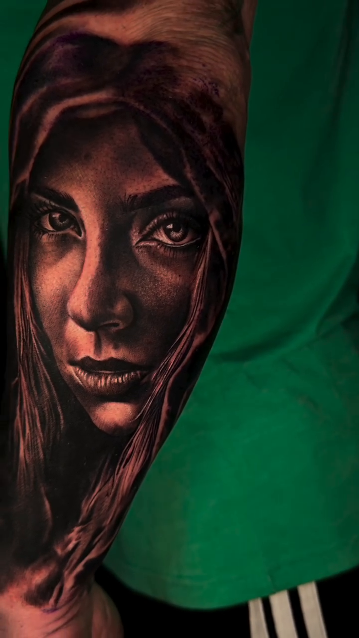 Tattoo by @tinatattooz โ realism, black_and_grey