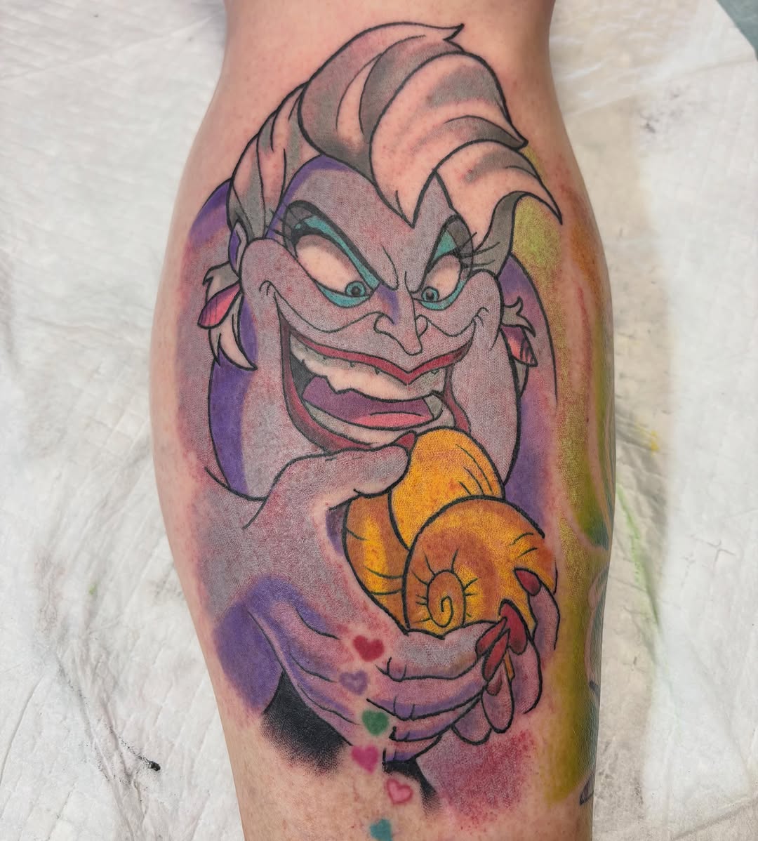 Tattoo by @cynicalprick — anime, watercolor