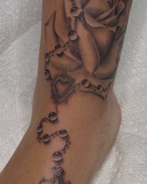 Tattoo by @artdenoche โ realism, black_and_grey
