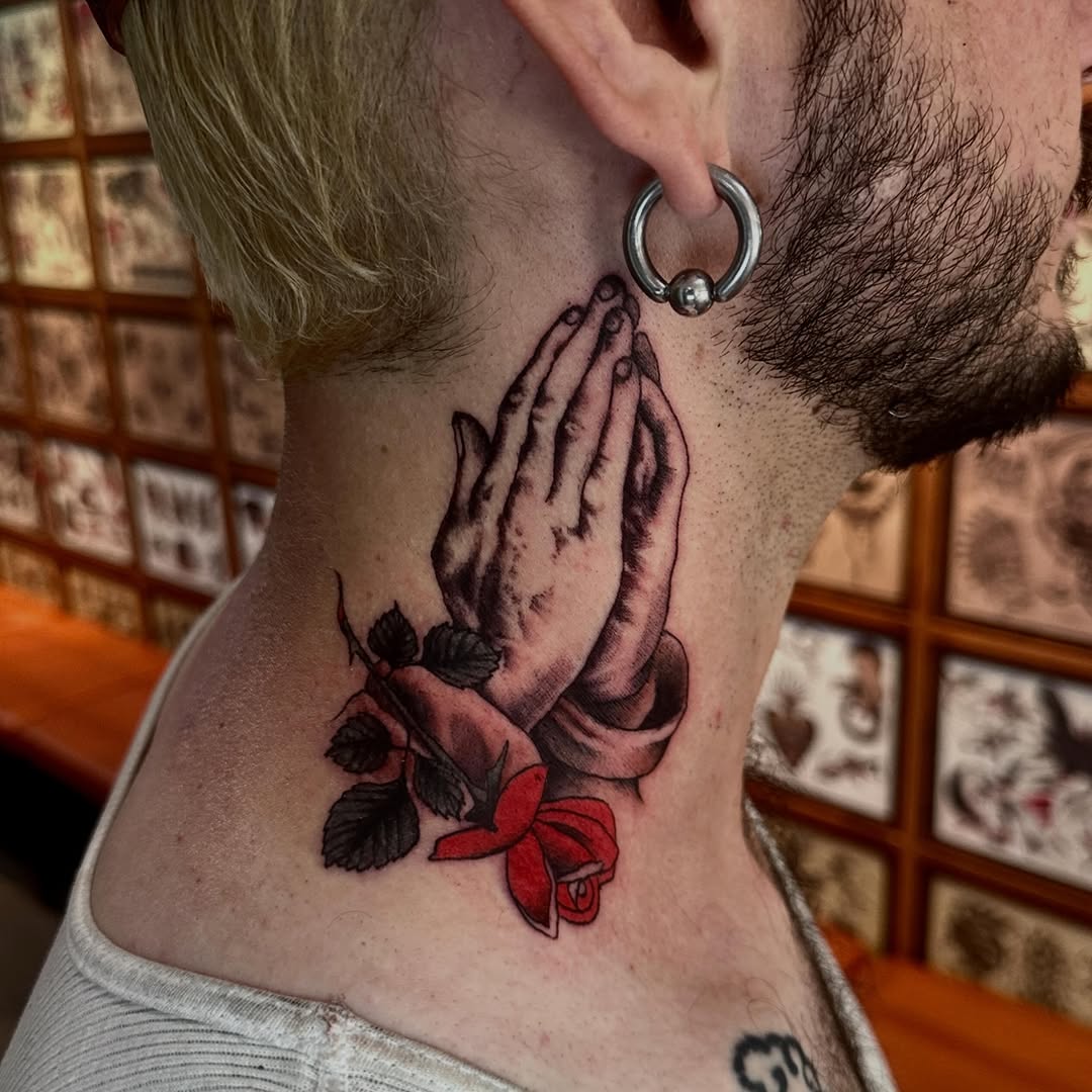 Tattoo by @samavitia — black_and_grey, realism