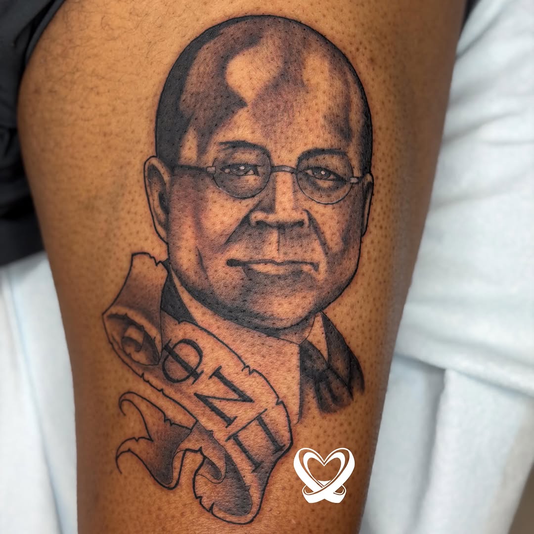 Tattoo by @deussayink — black_and_grey, realism