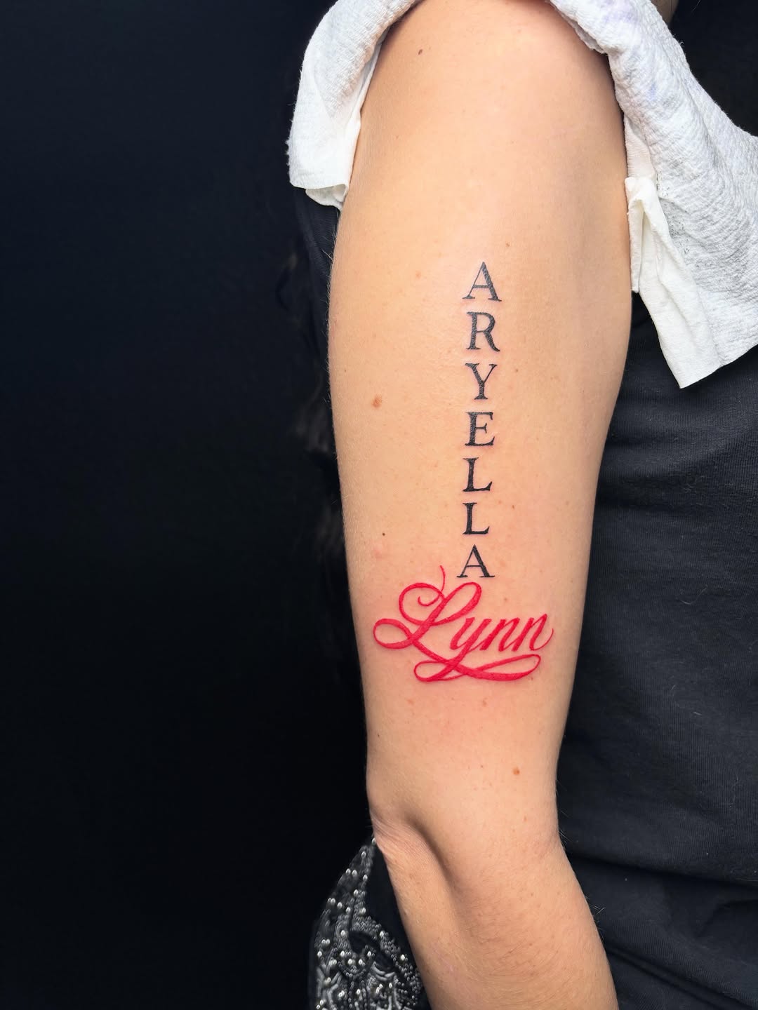Tattoo by @inkys_ink — lettering_script