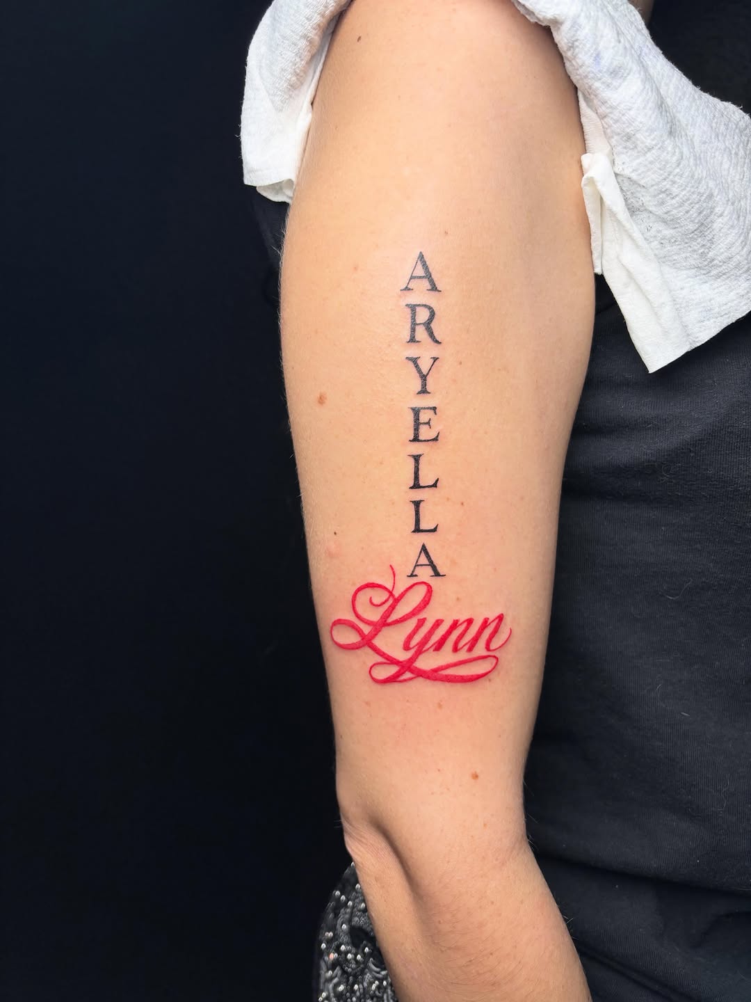 Tattoo by @inkys_ink — lettering_script
