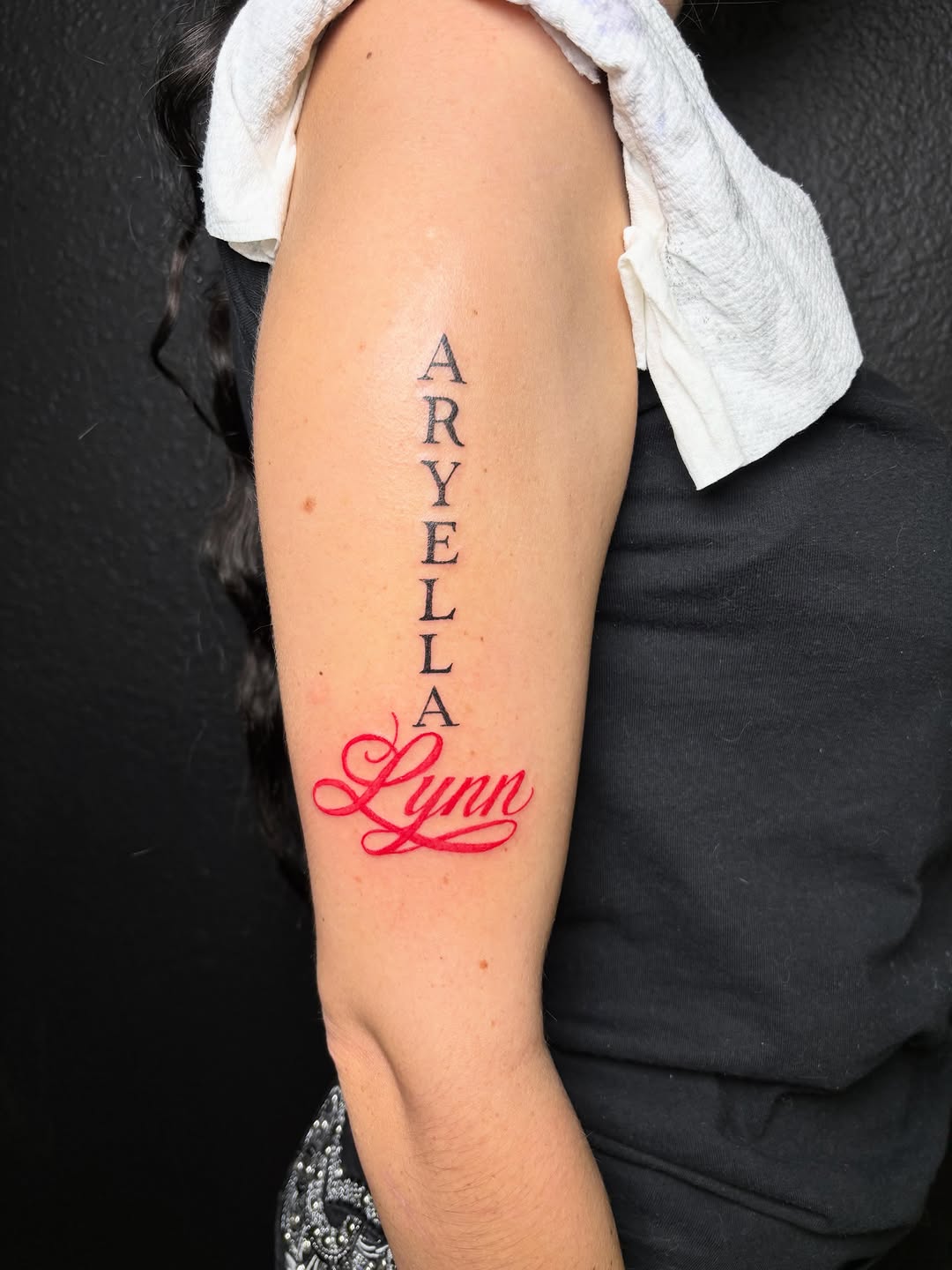 Tattoo by @inkys_ink — lettering_script
