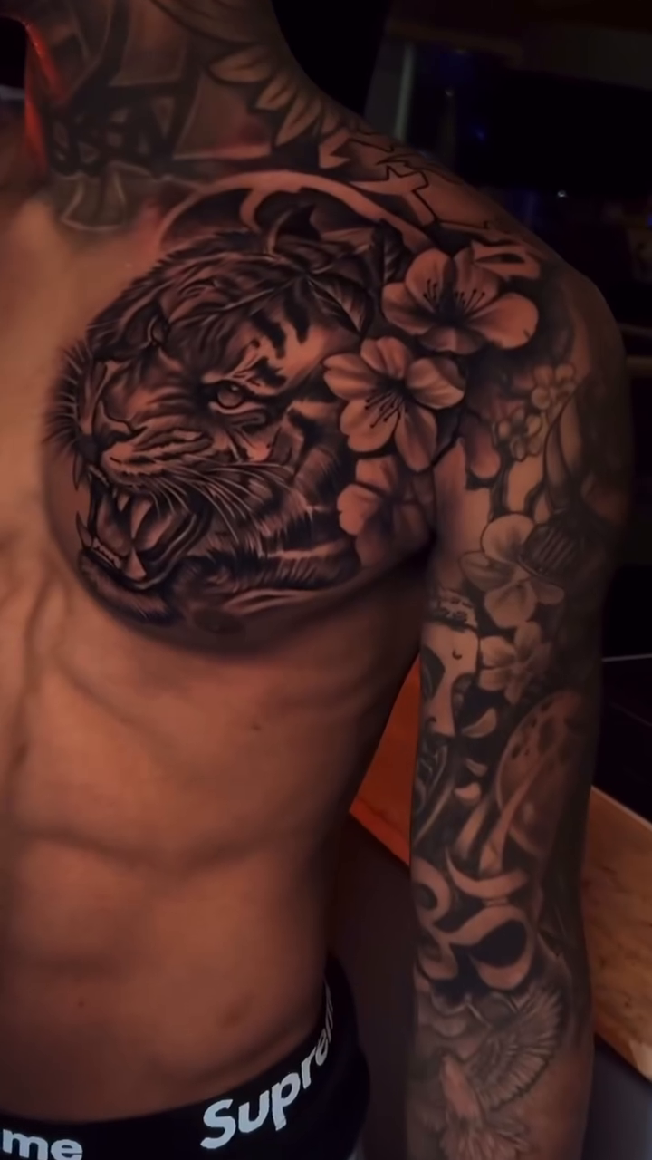 Tattoo by @tjstattoogallery — black_and_grey, realism