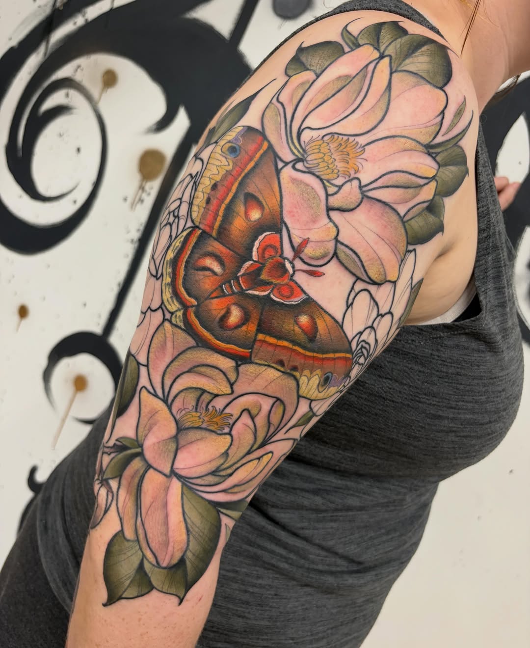 Tattoo by @kaylafaytattoos — illustrative, japanese_irezumi