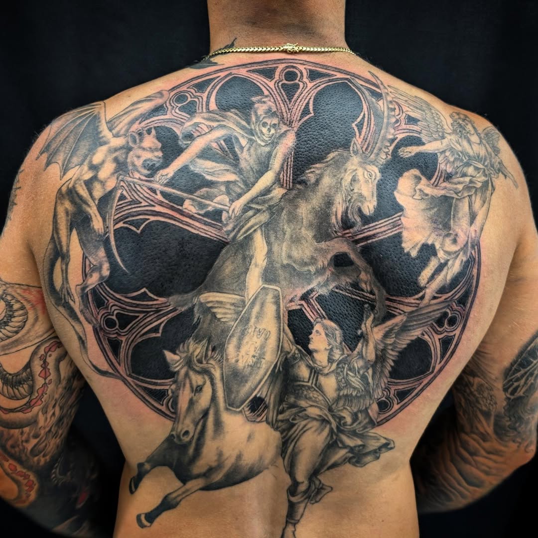 Tattoo by @yourferalfriend β black_and_grey, realism